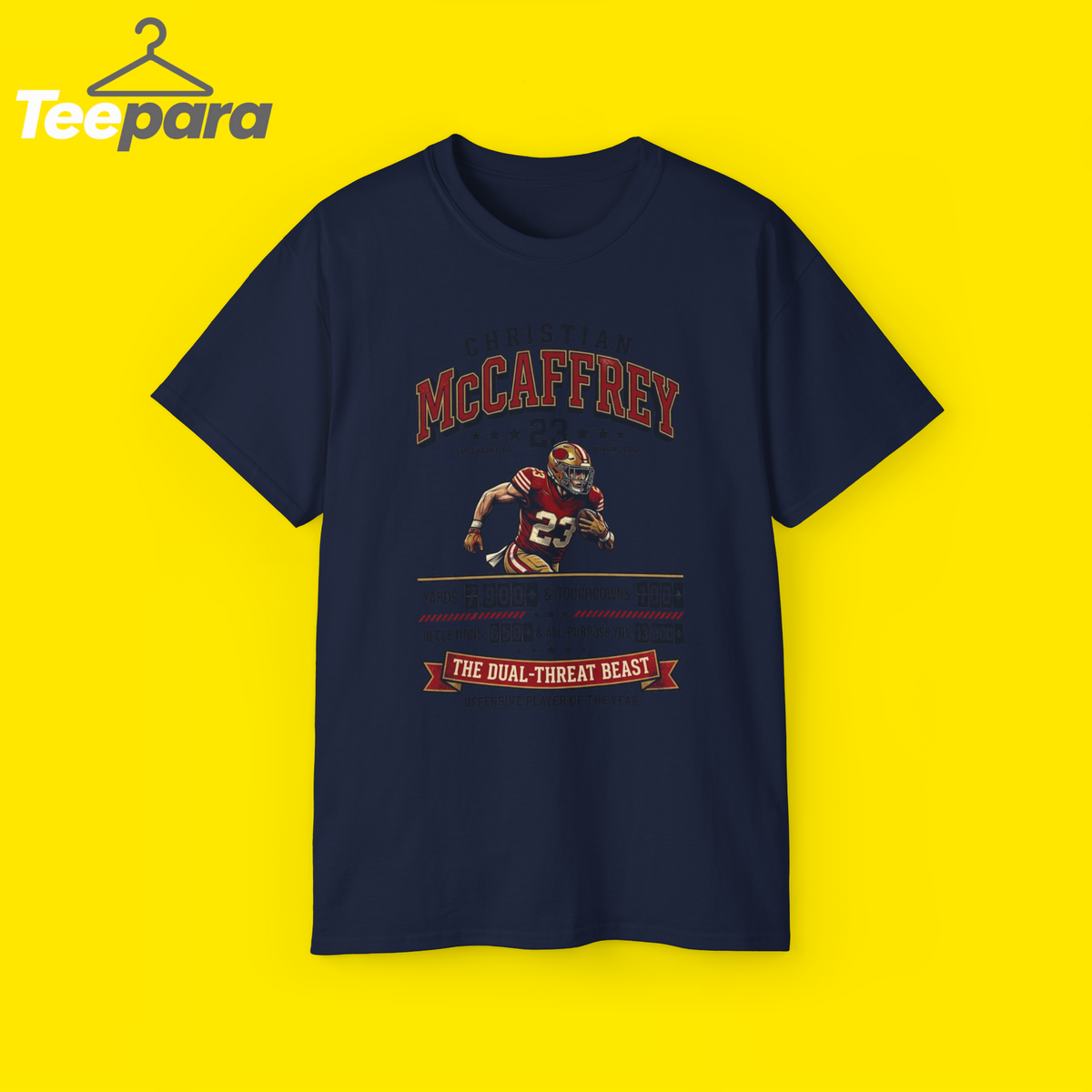 christian mccaffrey statsT-Shirt