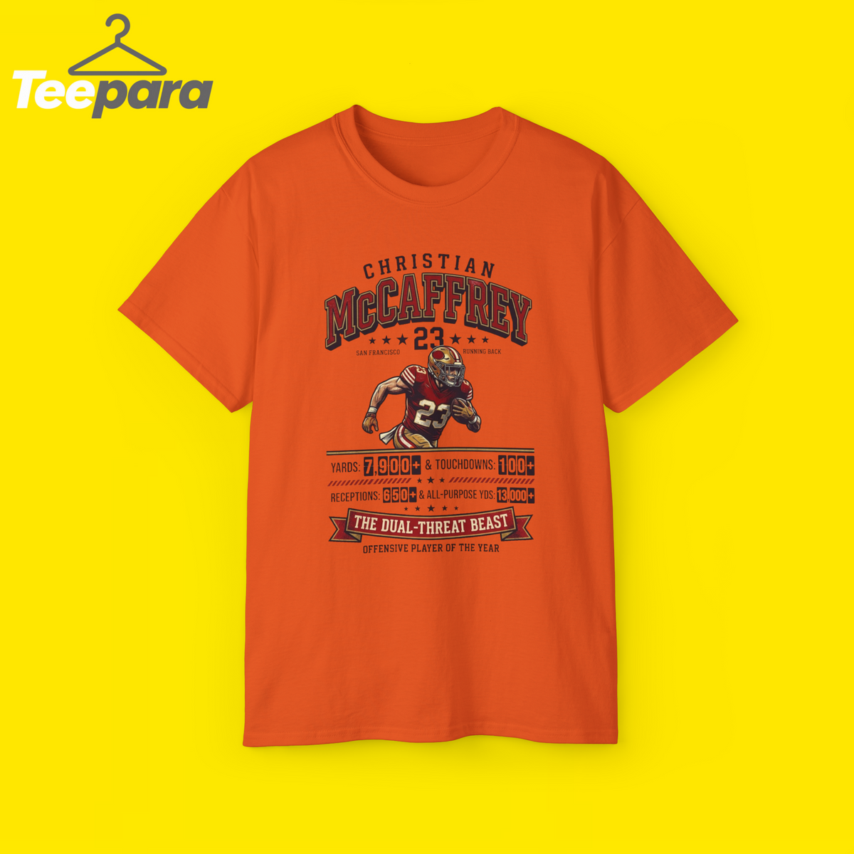 christian mccaffrey statsT-Shirt