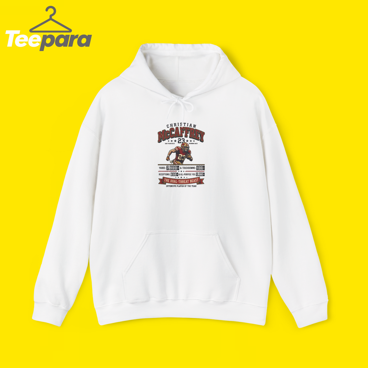 christian mccaffrey stats hoddie
