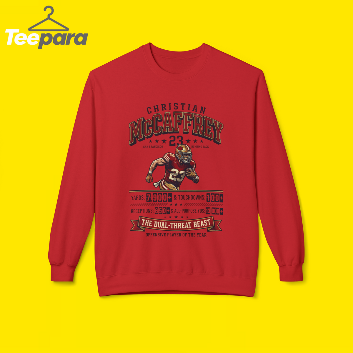 christian mccaffrey stats sweetShirt