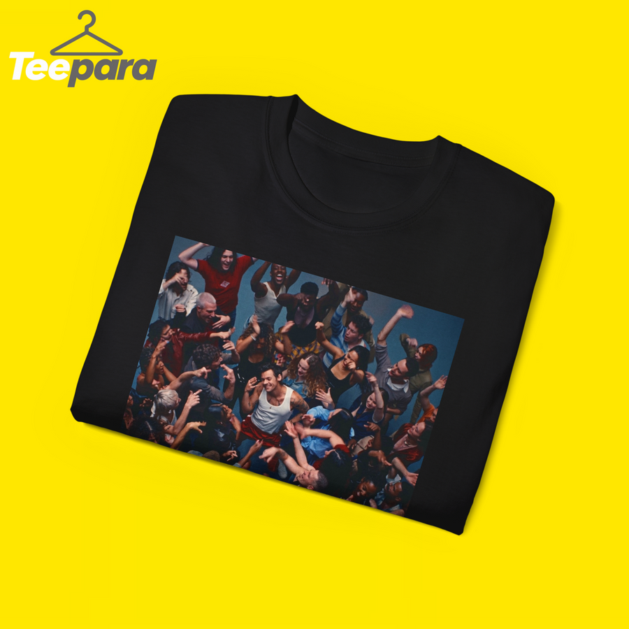 Harry Styles Dance No More Shirt - folded black t-shirt