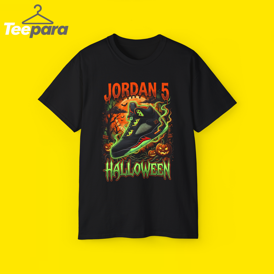 jordan 5 halloween shirt