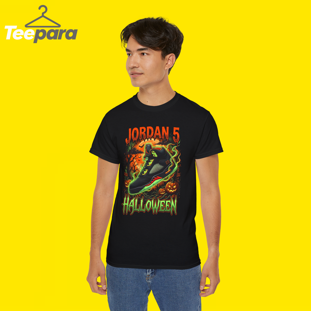 jordan 5 halloween shirt men