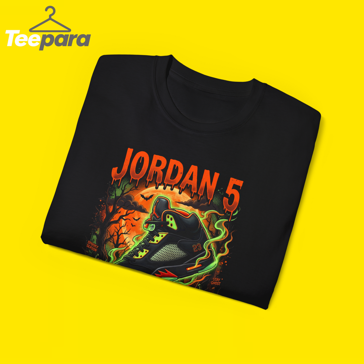 jordan 5 halloween shirt unisex