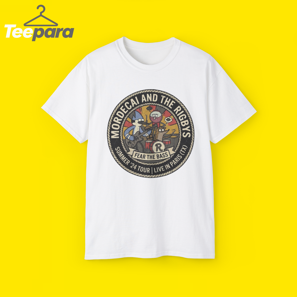 mordecai and the rigbys shirt white