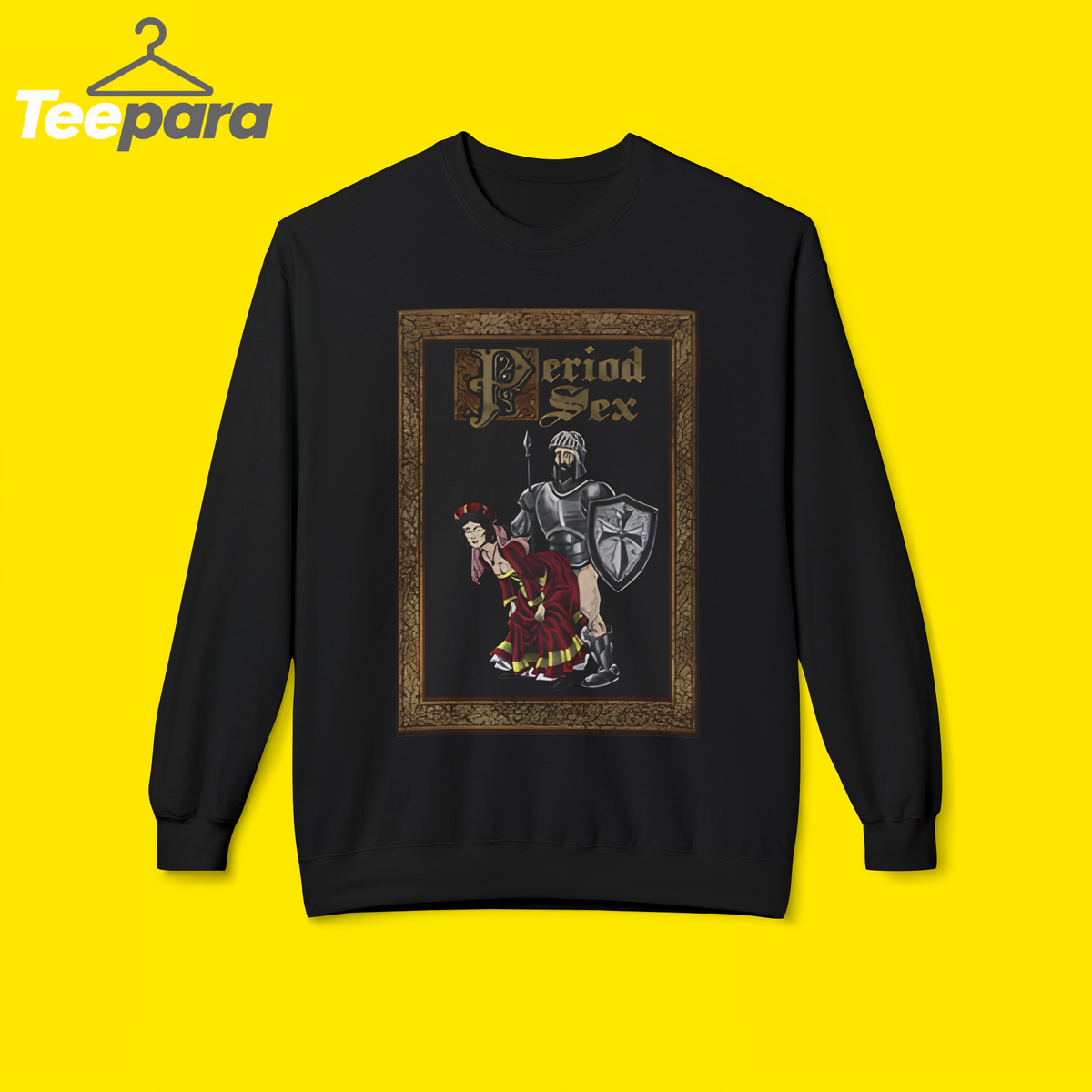 Black Period Sex Sweatshirt, front view