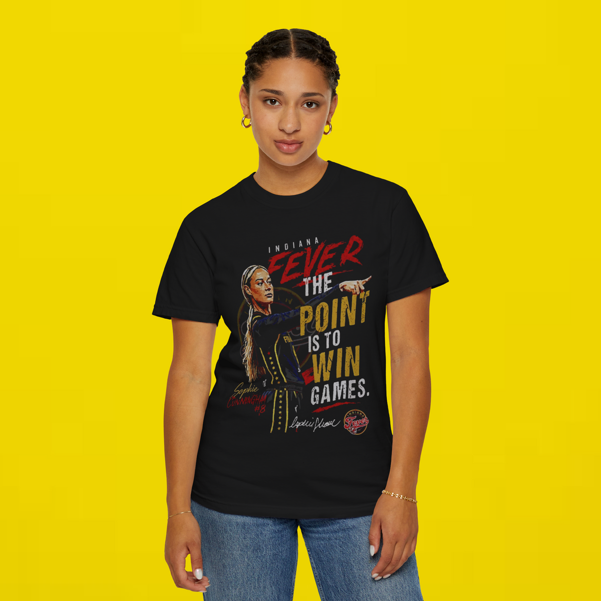 sophie cunningham indiana fever shirt