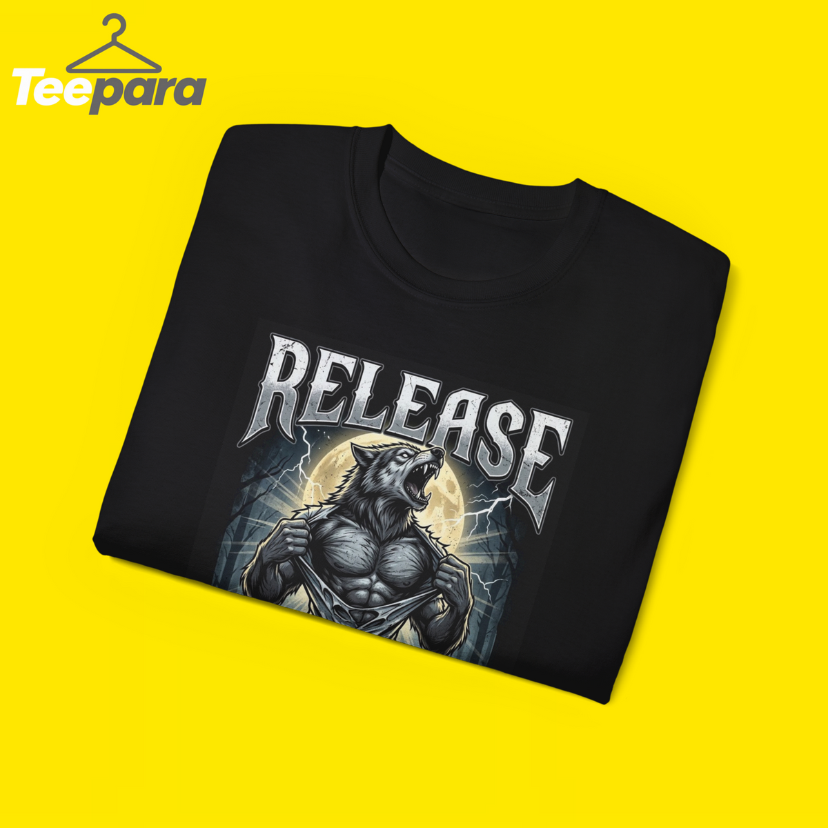 wolf ripping shirt unisex